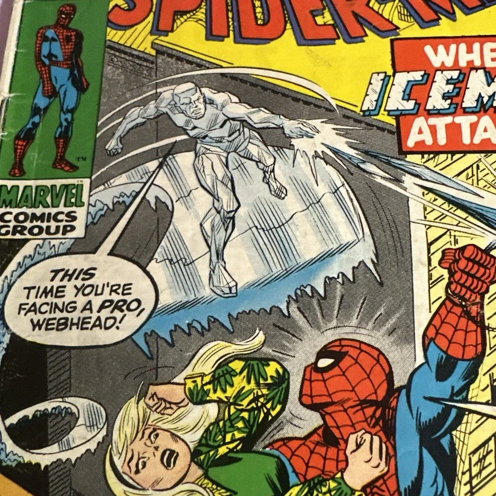 Marvel Comics Amazing Spider-Man #92  JAN - Bronze Age Spider-Man Iceman!